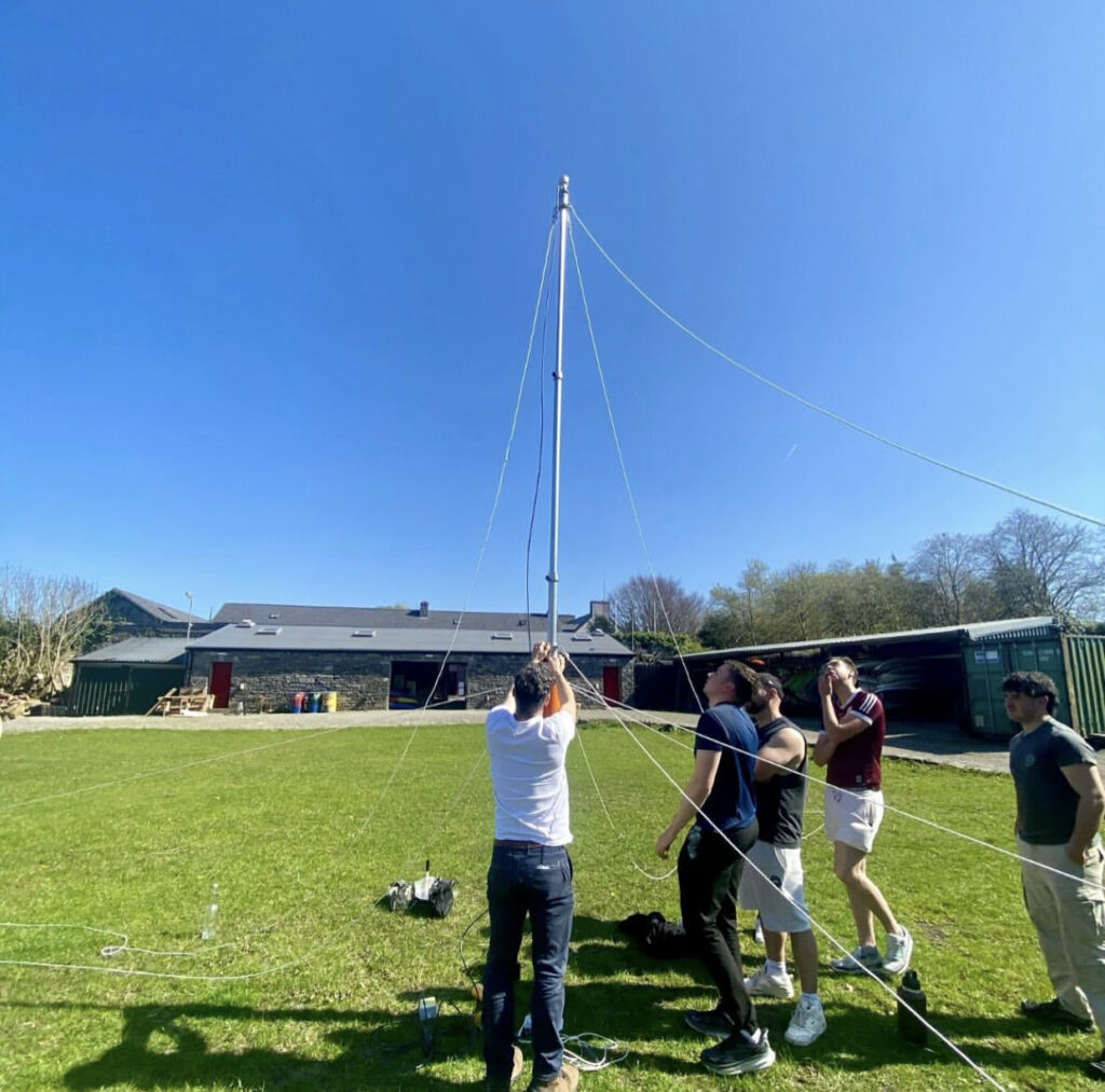 GRETB arborist students using the Arborsonic 3D and DynaRoot systems to learn about tree decay detection and root stability assessment